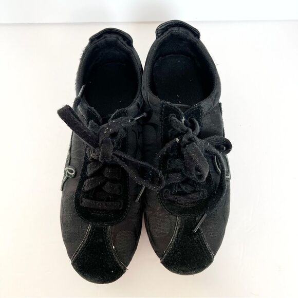 Coach Black Lace Up Sneaker “Devin” - Picture 4 of 6